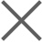 Menu close button
